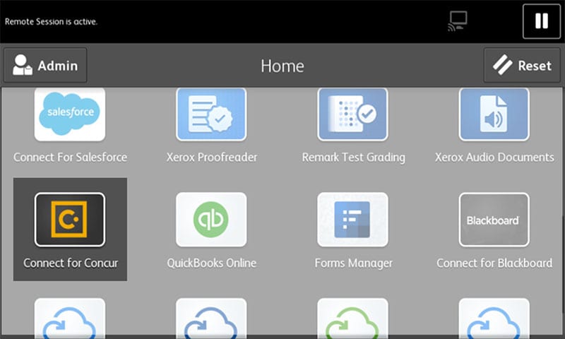 Concur access screenshot