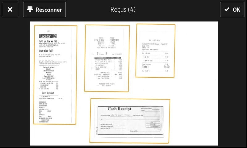 Concur preview receipts